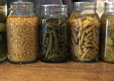 Canned Corn, Beans, Pickles